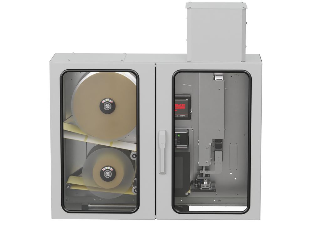 Etikettenprintdispenser Legi-Air 4050I met gesloten voorzijde