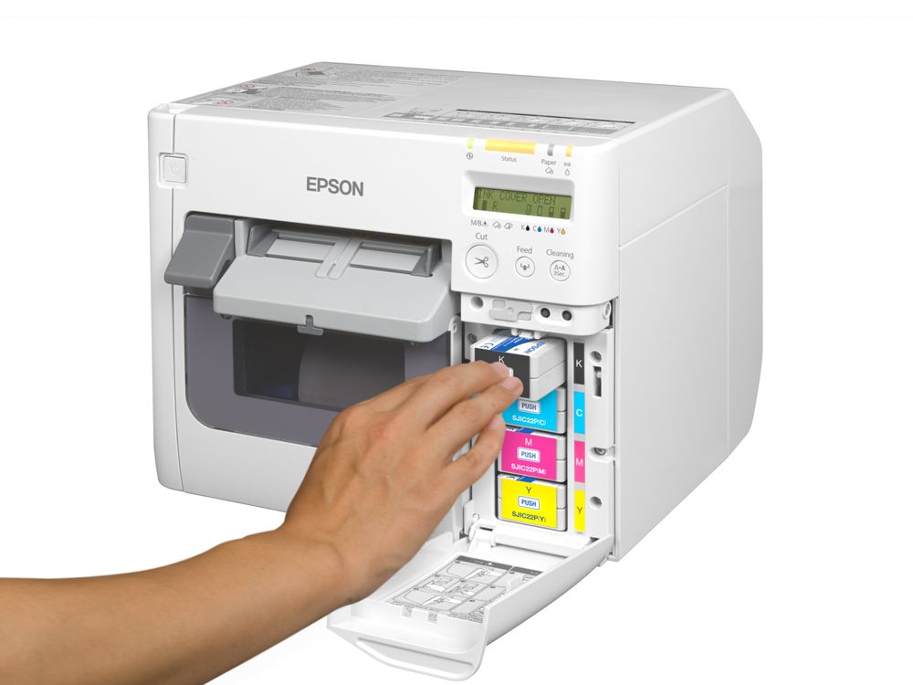Inktlading kleurenetikettenprinter Epson ColorWorks C3500