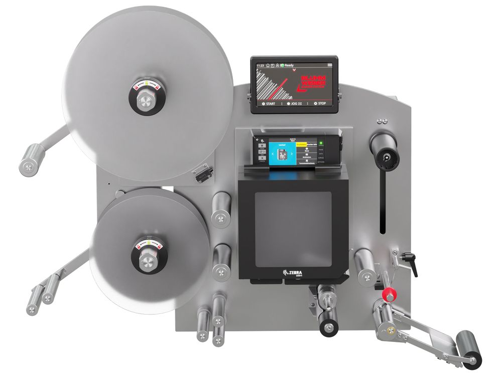 Etikettenprintdispenser Legi-E 4050AC zonder etiketten voorzijde