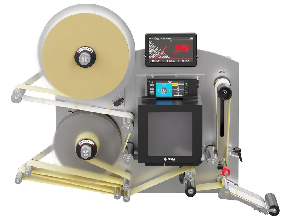 Etikettenprintdispenser Legi-E 4050AC etiketten voorzijde