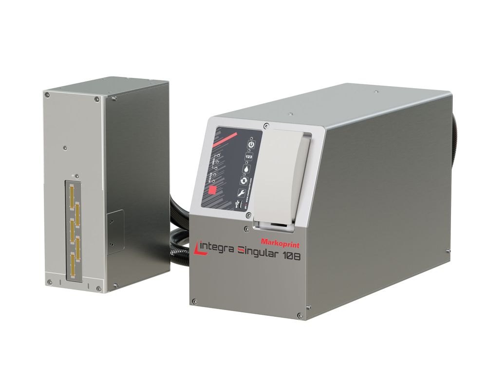 Industriële inkjetprinter Markoprint integra Singular 108 voorzijde rechts