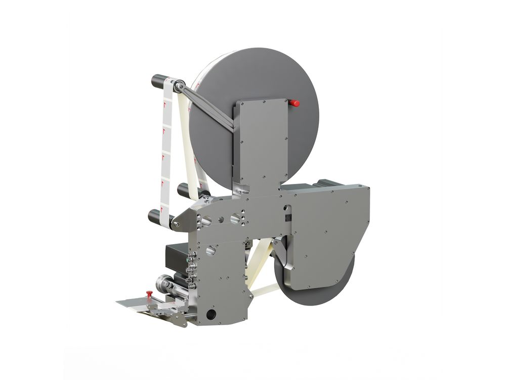 Etikettenapplicator Alpha HSM van achteren
