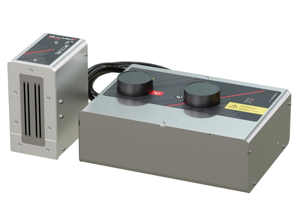 Industriële inkjetprinter Markoprint integra PP 108 bicolor voorzijde links