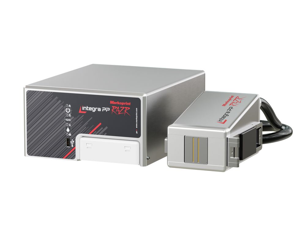 Industriële inkjetprinter Makoprint integra PP RAZR voorzijde links