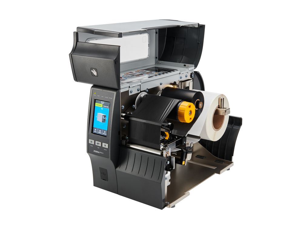 Zebra ZT411 etikettenprinter open