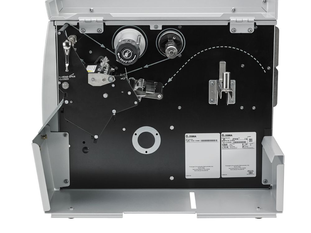 Zebra ZT510 etikettenprinter pagina openen