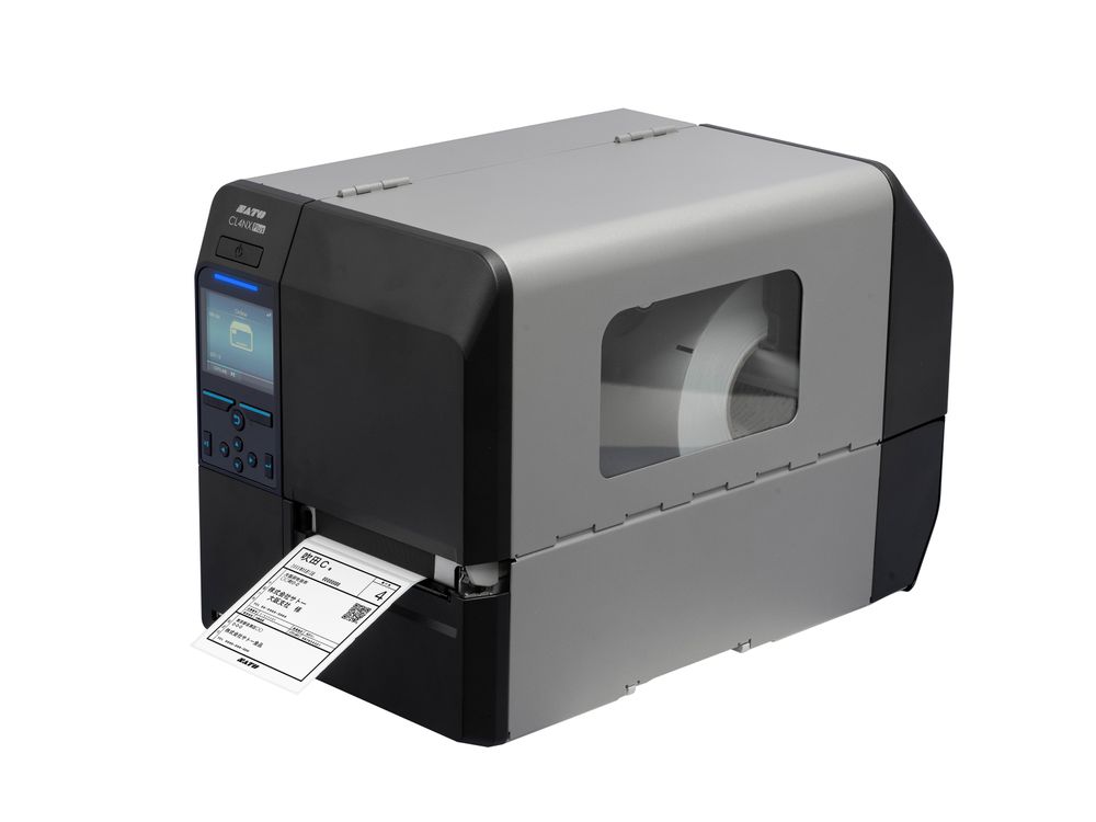 Sato CL4NX Plus etikettenprinter voorzijde links