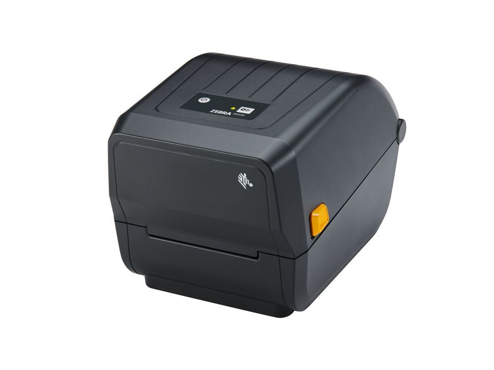 Zebra ZD230t desktop etikettenprinter voorzijde links