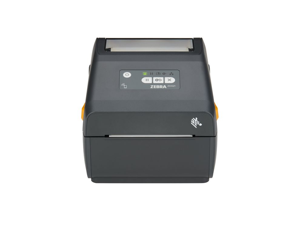 Zebra ZD421 desktop etikettenprinter voorzijde