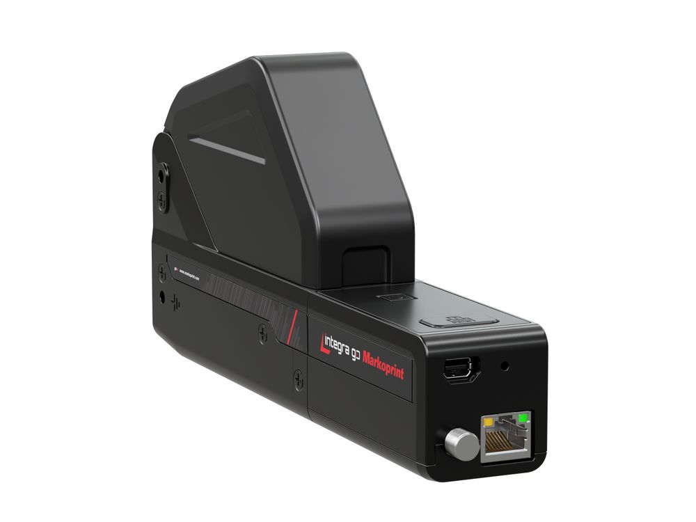 Industriële inkjetprinter Markoprint integra go achterkant links