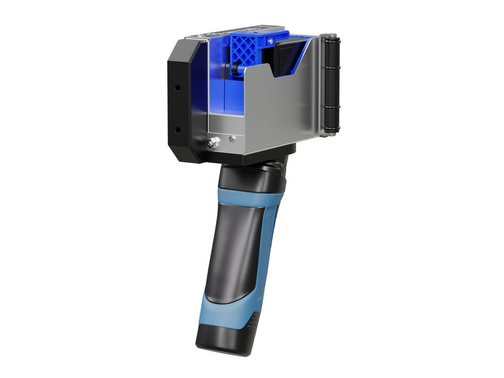 Industriële inkjetprinter Markoprint HandHold LX Ultra achterkant rechts