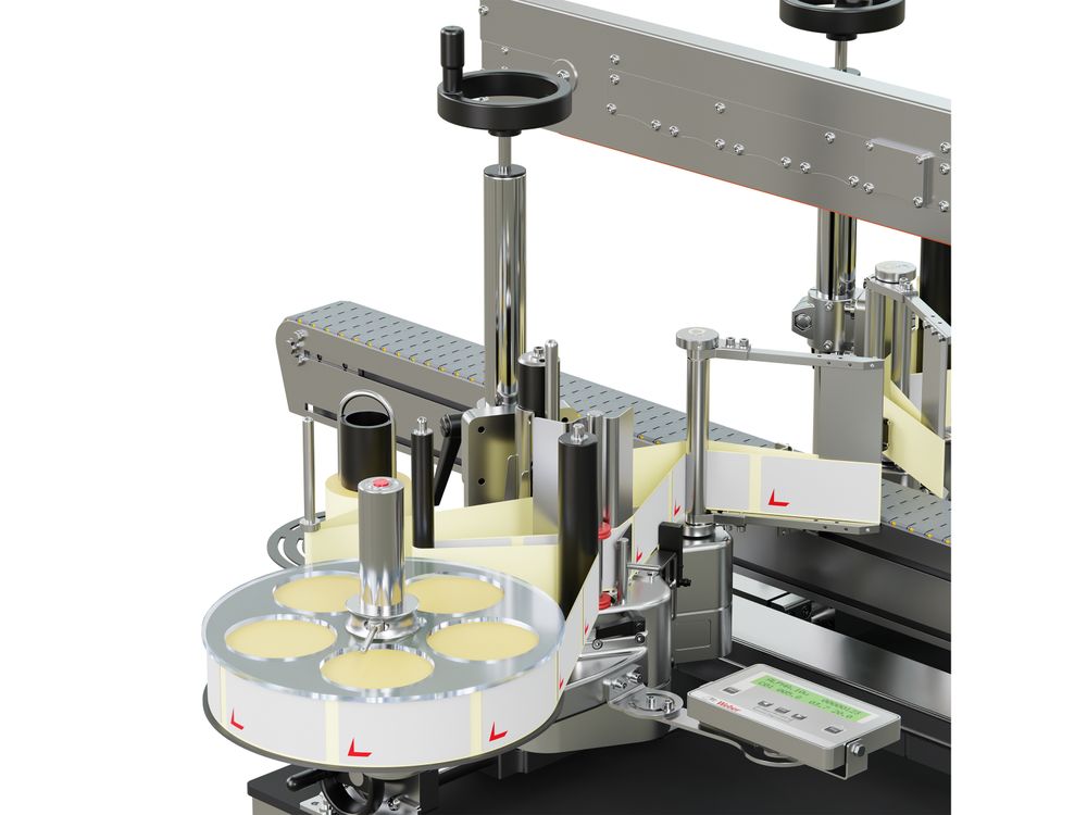 Etiketteersysteem Geset 214 met etiketten rechts