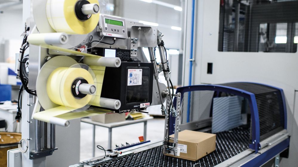 Legi-Air 4050E etiket aan de zijkant van de doos