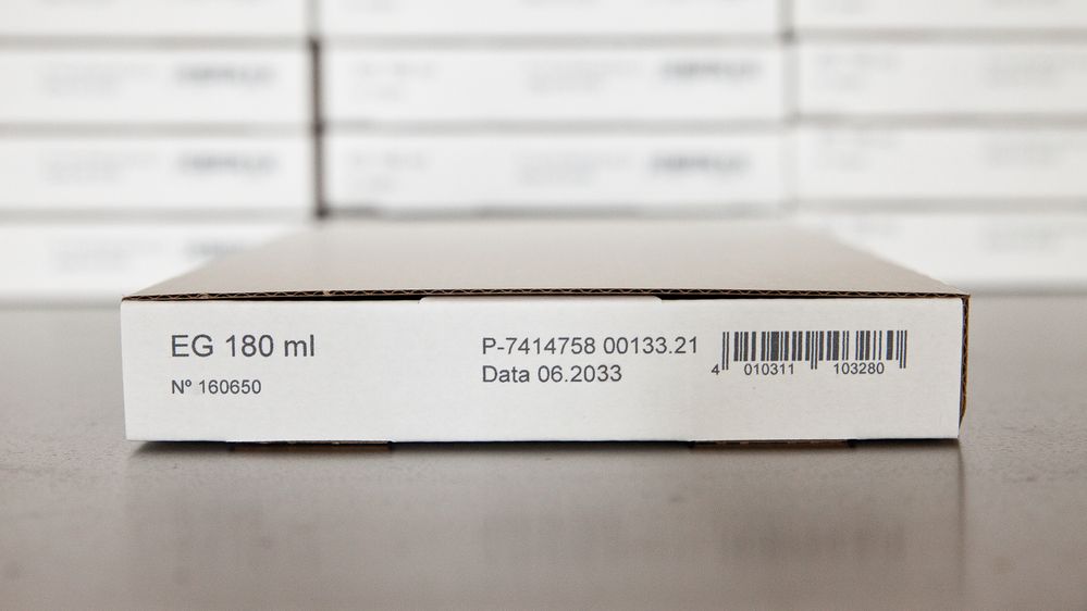 Vouwkarton bedrukt met inkjetprinter Markoprint X1JET LX