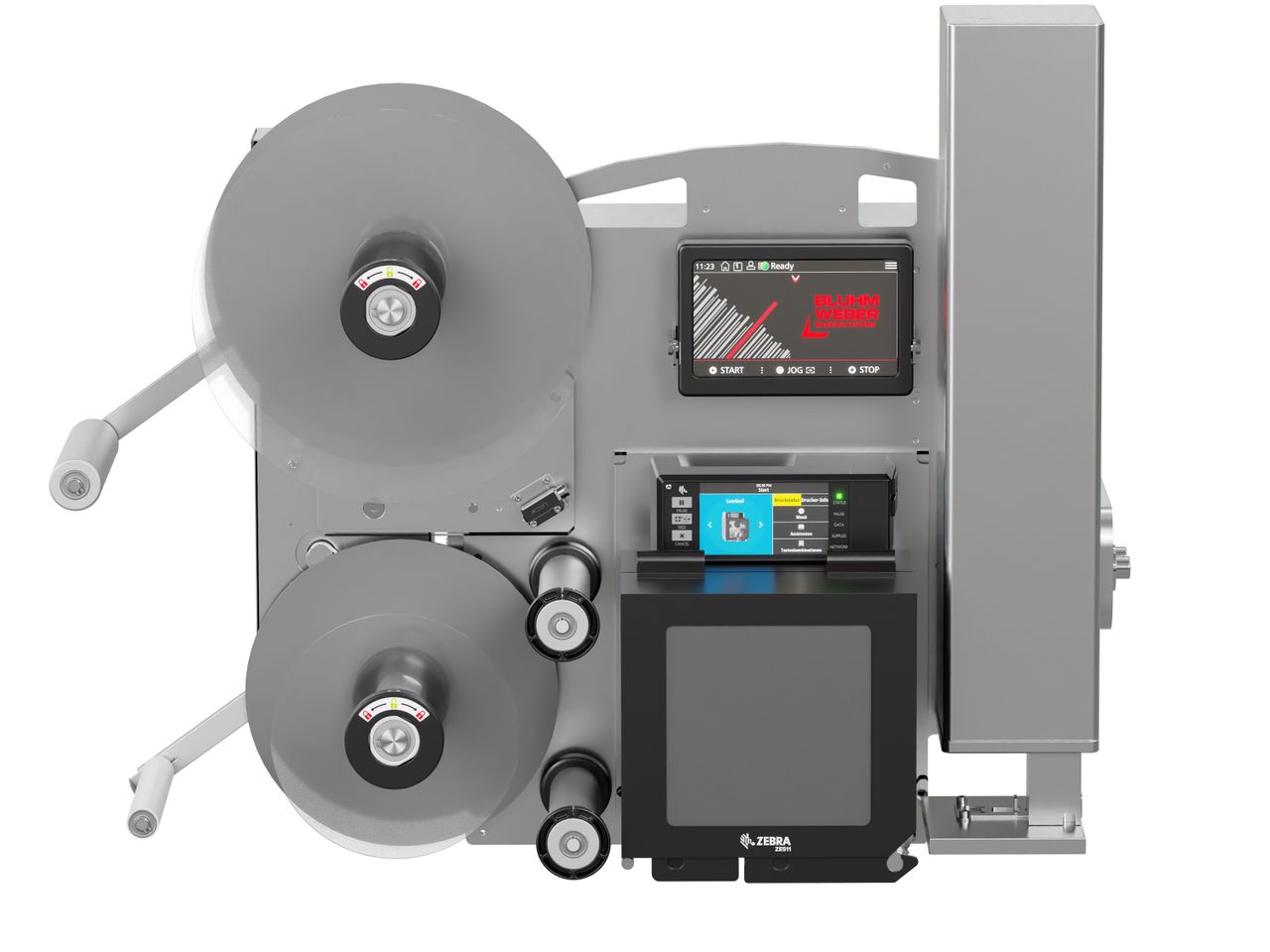 Etikettenprintdispenser Legi-Air 4050E zonder etiketten voorzijde