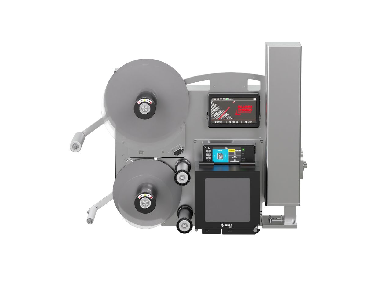 Etikettenprintdispenser Legi-Air 4050E zonder etiketten voorzijde