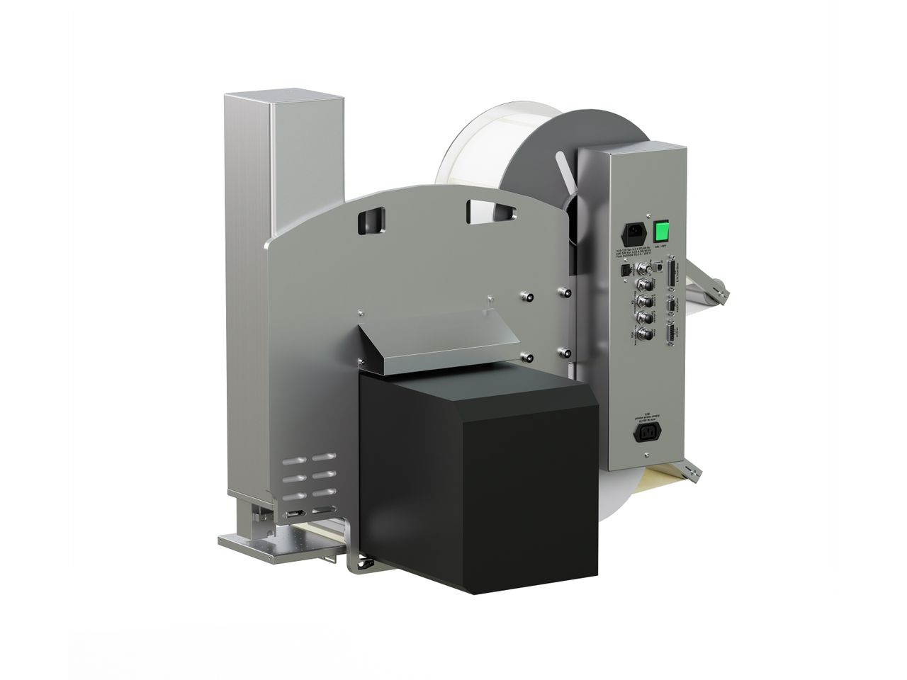 Etikettenprintdispenser Legi-Air 4050B met etiket achterzijde