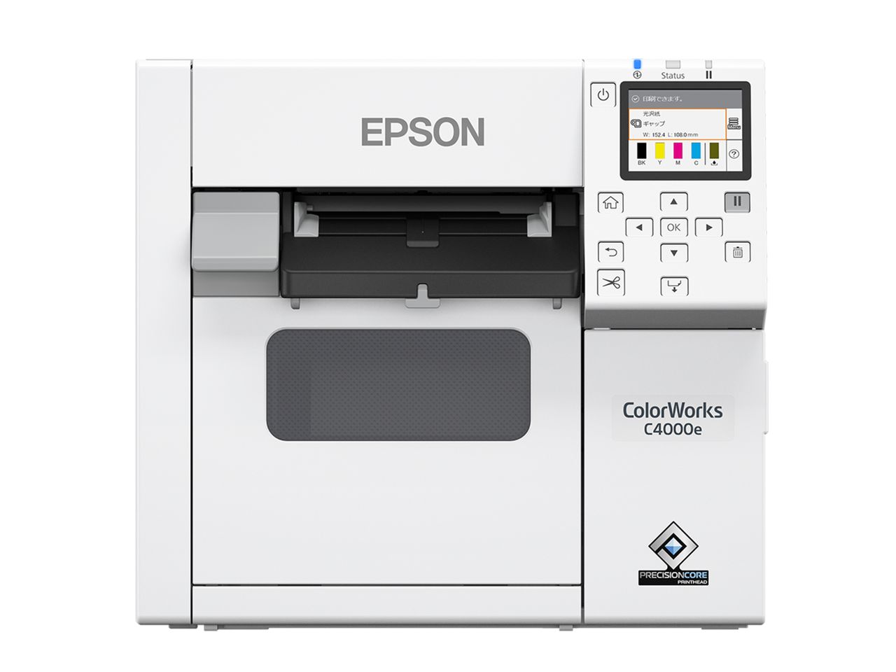 Kleurenetikettenprinter Epson ColorWorks C4000e zonder etiket voorzijde