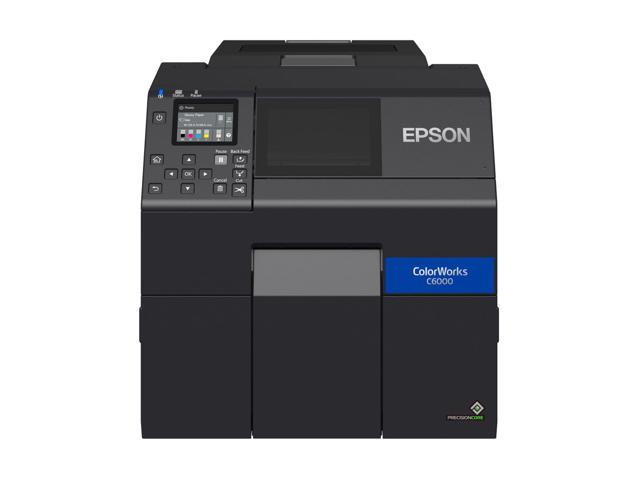 Kleurenetikettenprinter Epson ColorWorks C6000ae zonder etiket voorzijde