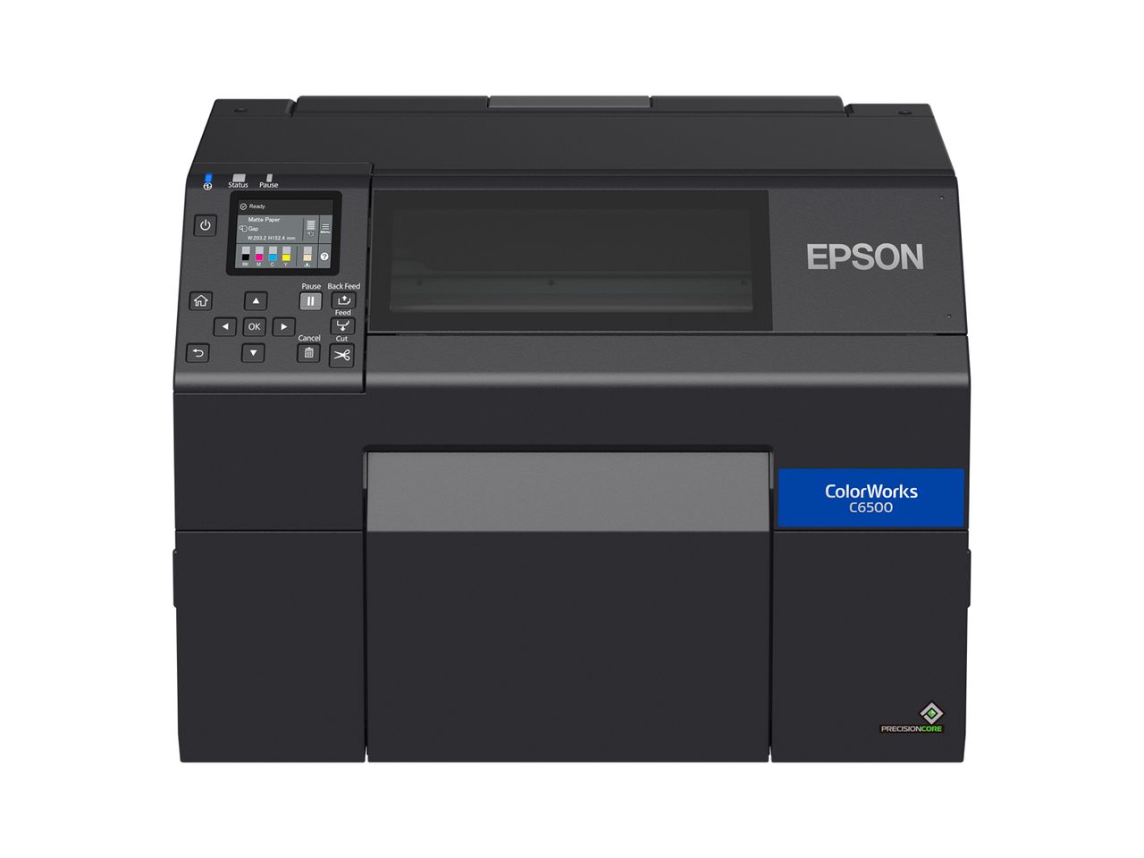 Kleurenetikettenprinter Epson ColorWorks C6500ae zonder etiket voorzijde