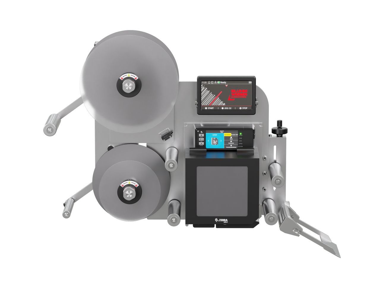 Etikettenprintdispenser Legi-E 4050WO zonder etiketten voorzijde