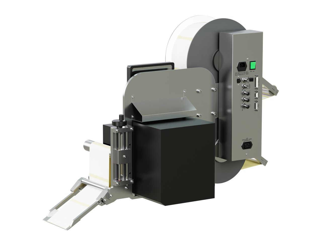 Etikettenprintdispenser Legi-E 4050WO met etiketten achterzijde