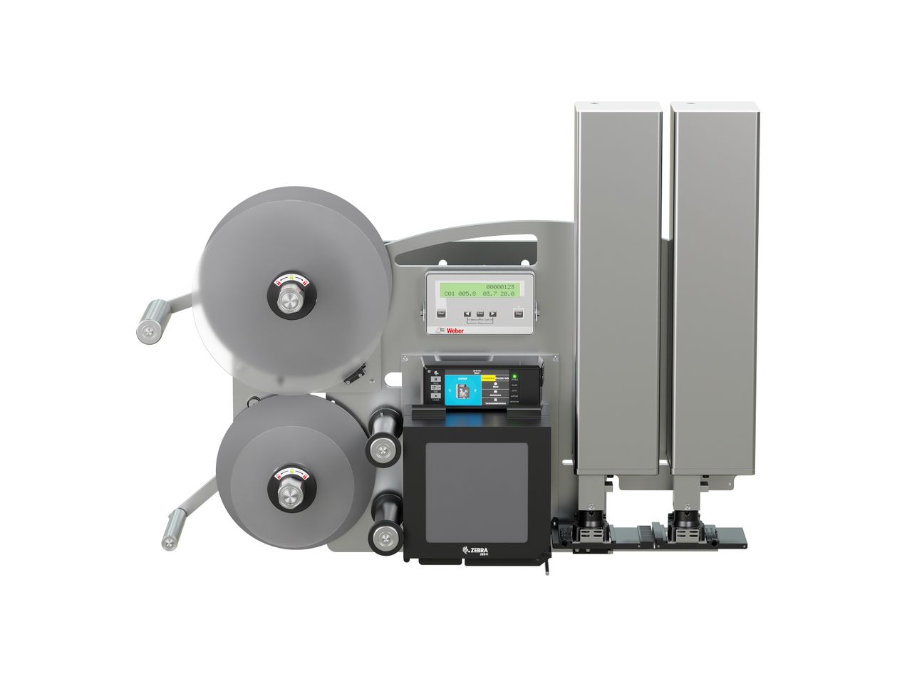 Etikettenprintdispenser Legi-Air 4050CWB zonder etiketten voorzijde