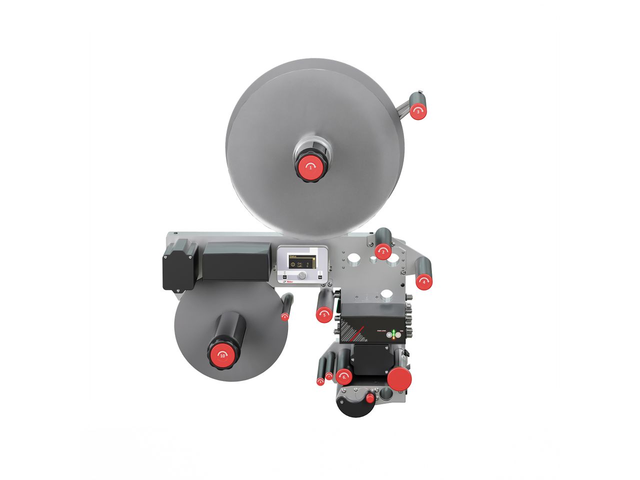 Etikettenapplicator Alpha HSM zonder etiketten voorzijde