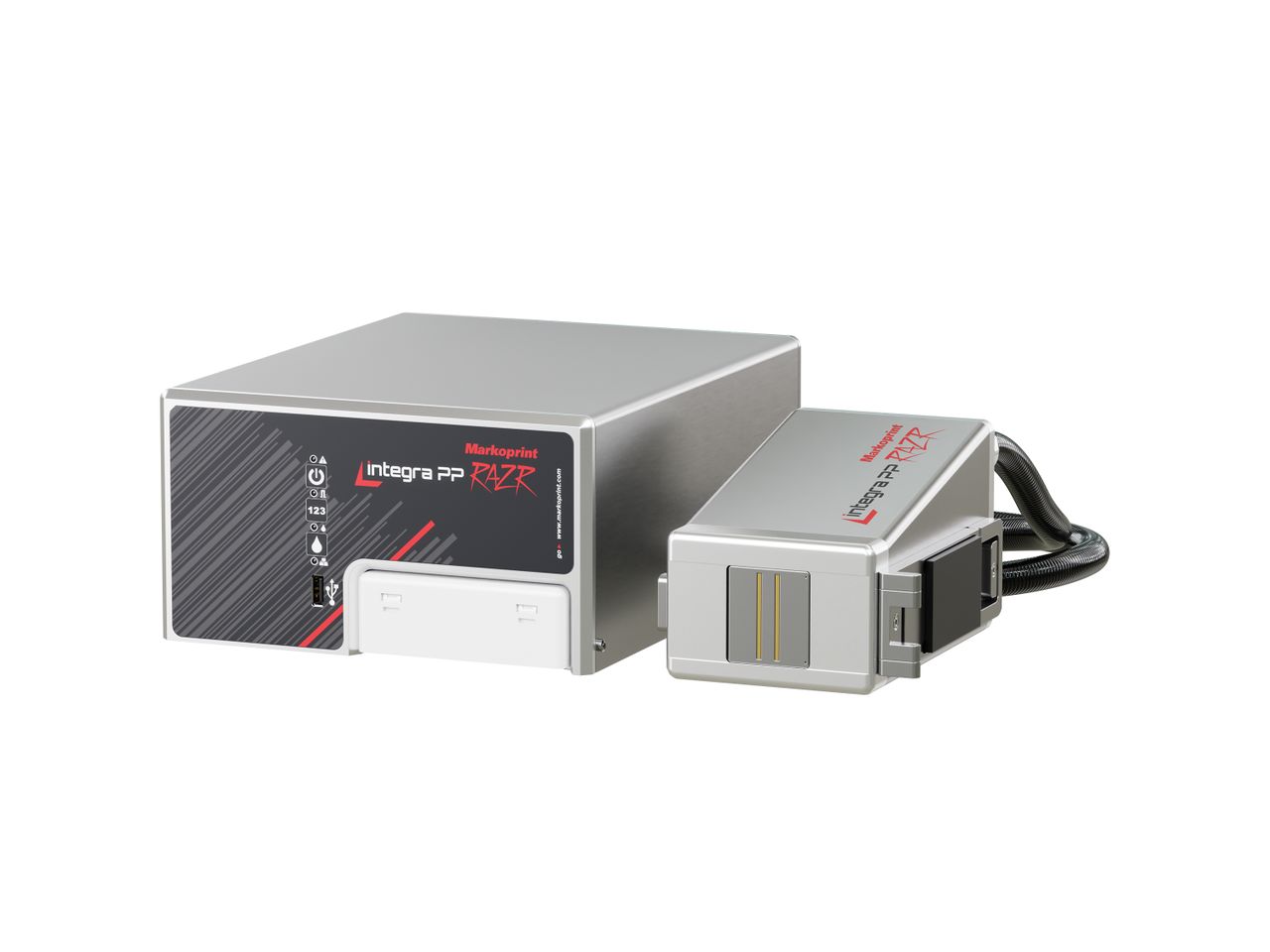 Industriële inkjetprinter Makoprint integra PP RAZR voorzijde links