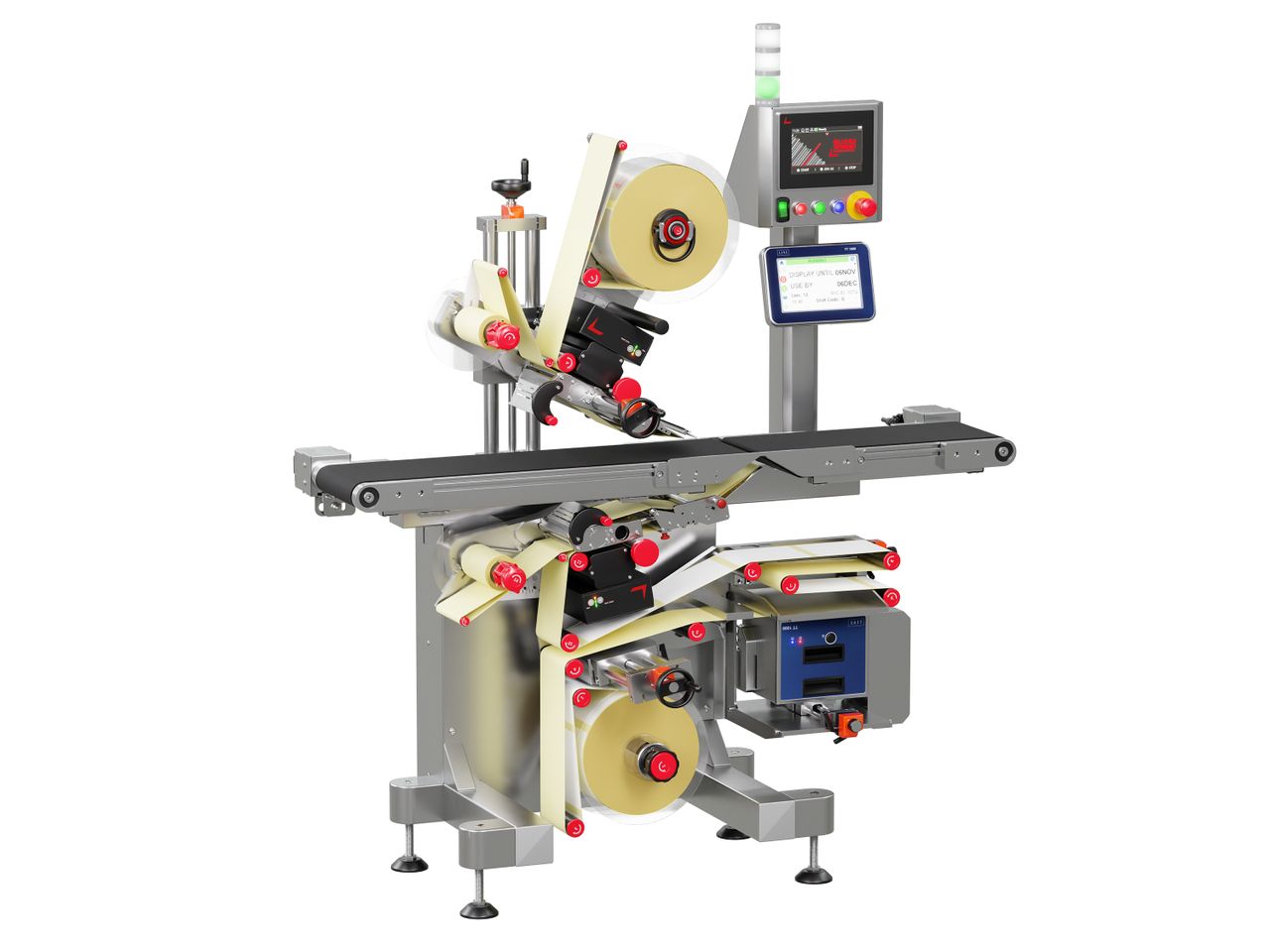 Etiketteersysteem Geset 217 met etiketten links