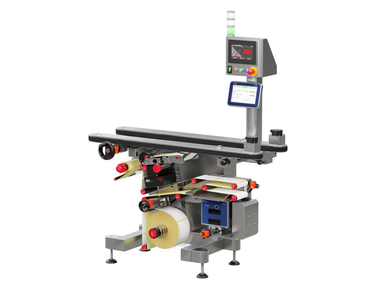 Etiketteersysteem Geset 242 met etiketten rechts