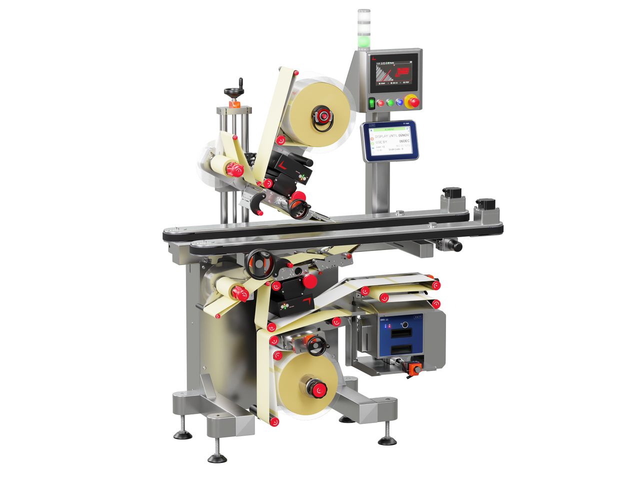 Etiketteersysteem Geset 247 met etiketten links