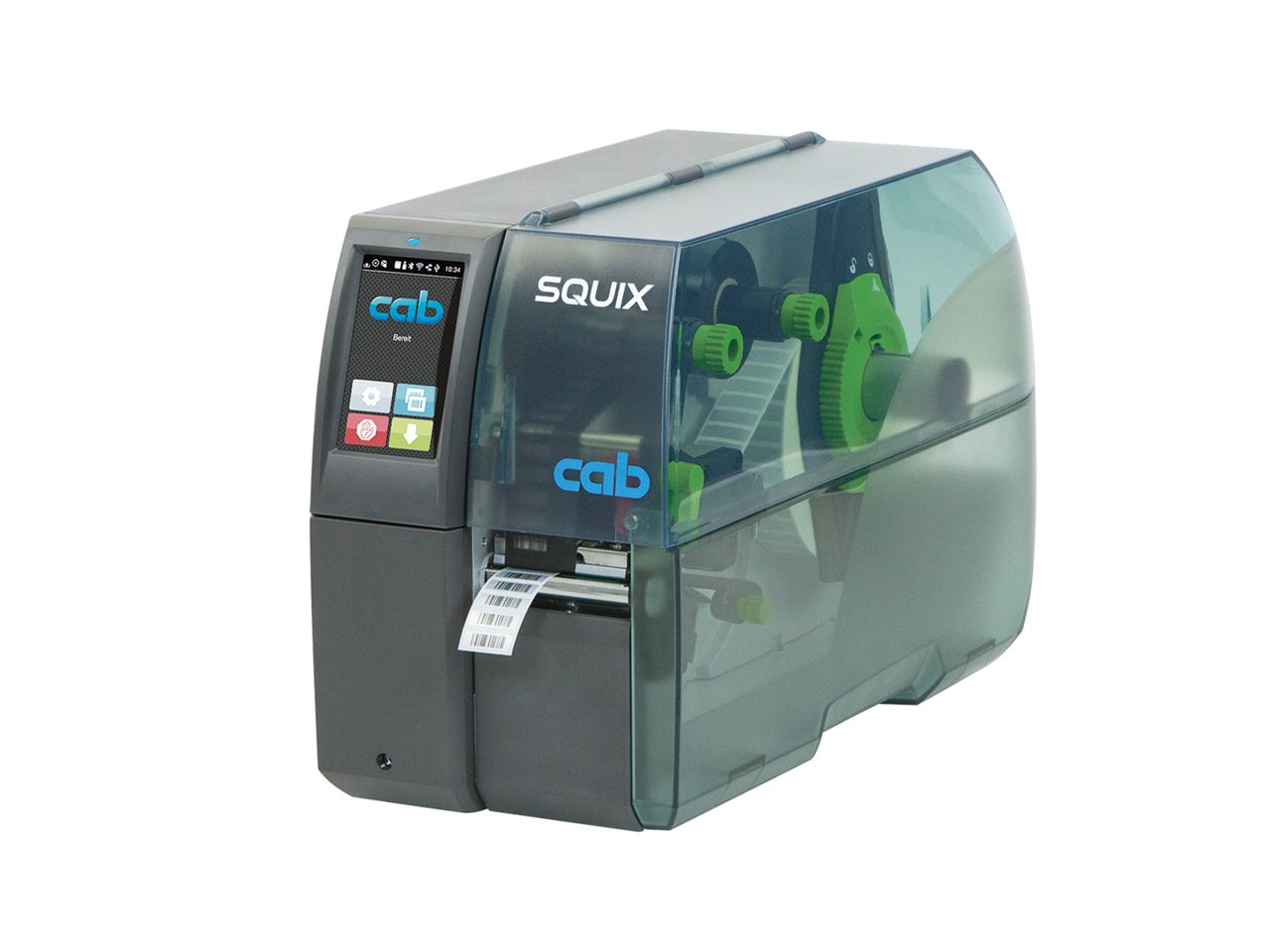 cab squix 2 etikettenprinter voorzijde links