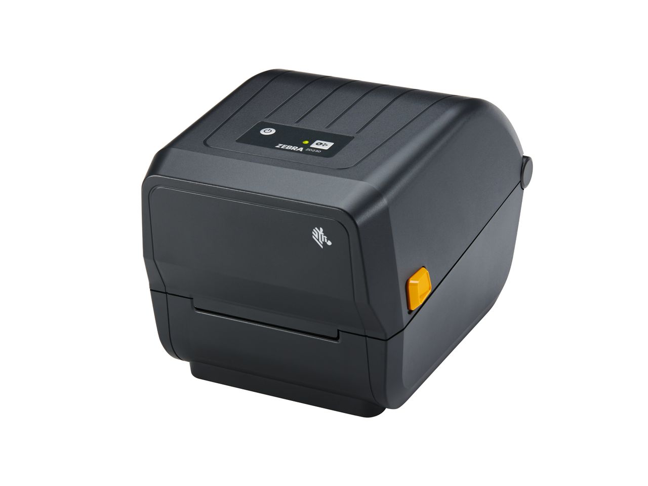 Zebra ZD230t desktop etikettenprinter voorzijde links