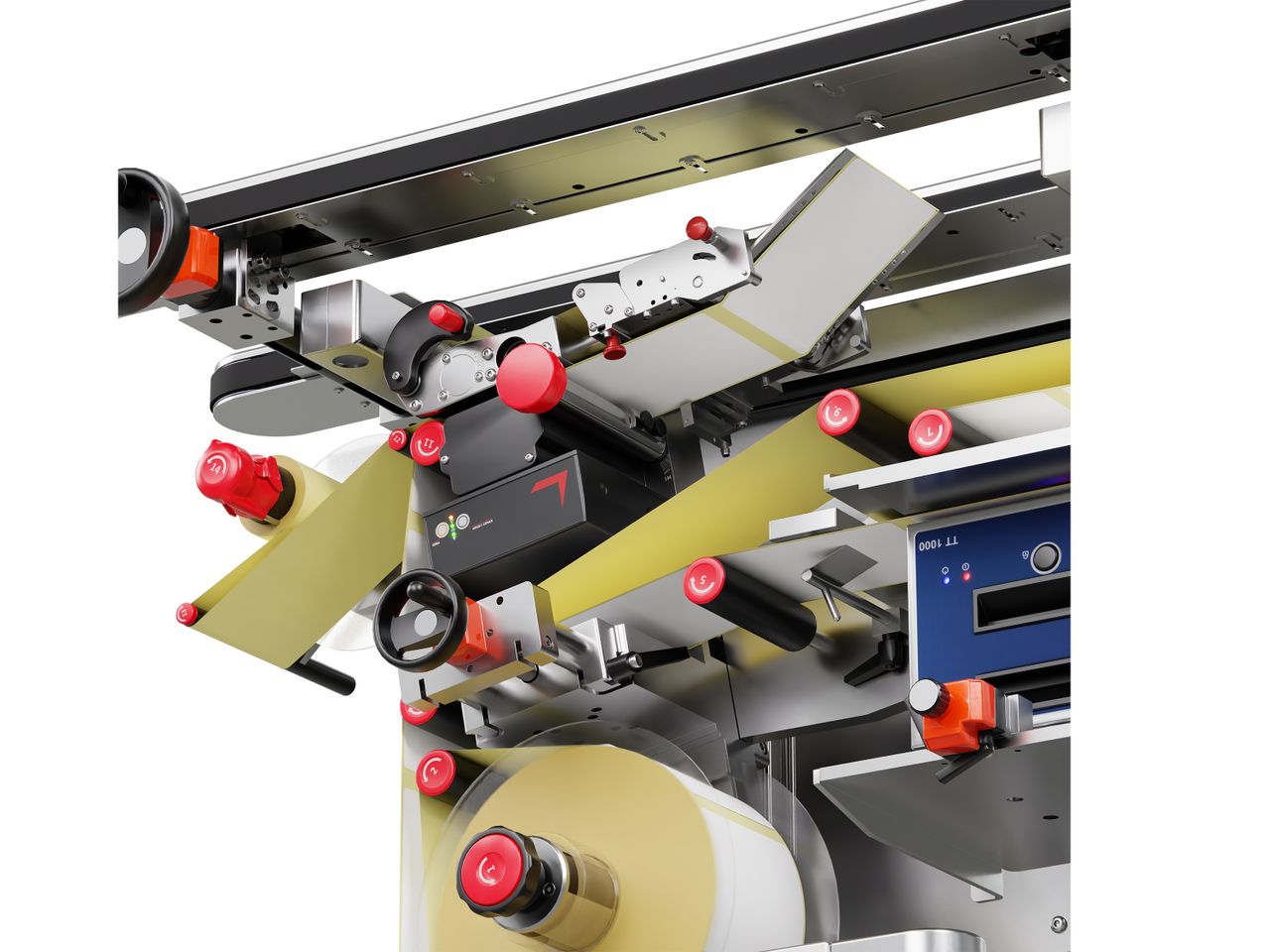 Etiketteersysteem Geset 242 met etiketten rechts