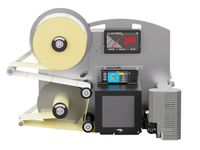 Etikettenprintdispenser Legi-Air 4050RR met etiketten voorzijde