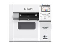 Kleurenetikettenprinter Epson ColorWorks C4000e zonder etiket voorzijde