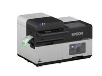 Kleurenetikettenprinter Epson ColorWorks C8000e met etiket links
