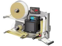 Etikettenprintdispenser Legi-E 4050AC met etiketten rechts