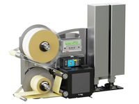 Etikettenprintdispenser Legi-Air 4050CWB met etiketten links