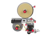 Etikettenapplicator Alpha HSM voorzijde met ingevoegde etiketrol