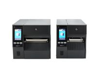 Zebra ZT411 en ZT421 etikettenprinter voorzijde naast elkaar