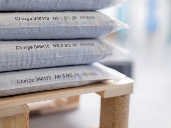 Tas bedrukt met Markoprint inkjetprinter