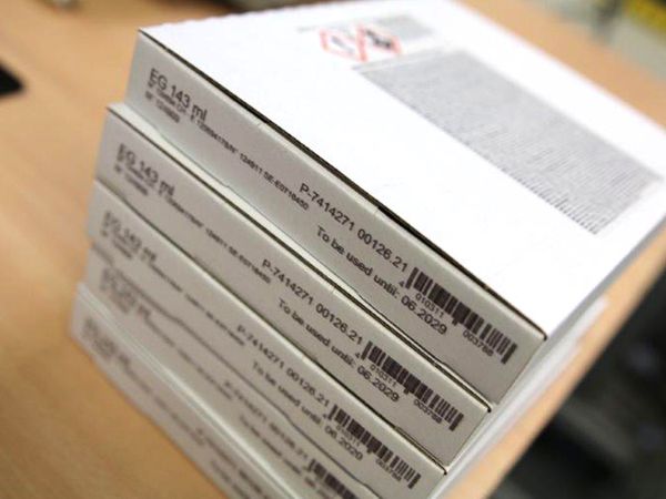 Vouwkarton bedrukt met inkjetprinter Markoprint X1JET LX