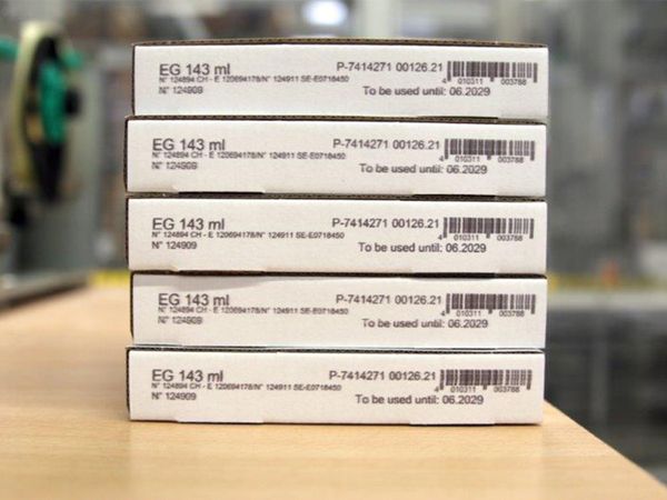 Vouwkarton bedrukt met inkjetprinter Markoprint X1JET LX