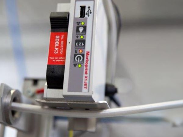 Rubberdeel bedrukt met inkjetprinter Markoprint X1JET HP Standard