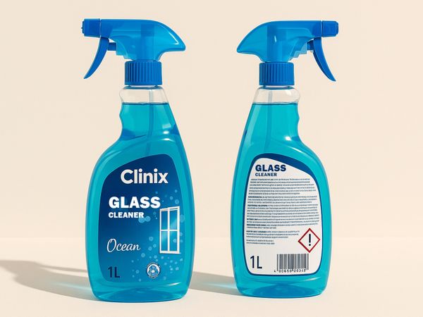 Etiketteersysteem Geset 214 etiketten dubbelzijdig op plastic fles