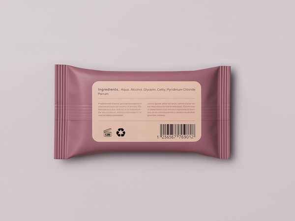 Etiketteersysteem Geset 212 etiket op cosmetische tissues