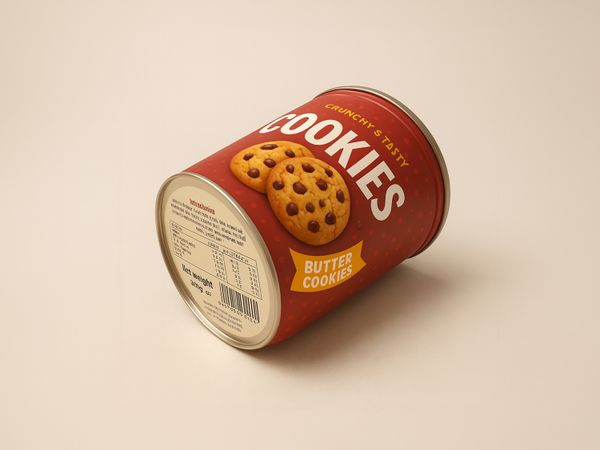 Etiketteersysteem Geset 242 etiket op koekjestrommel