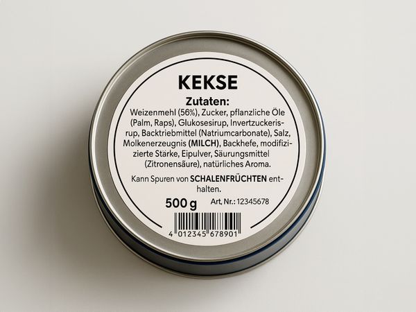 Etiketteersysteem Geset 212 etiket op cosmetische tissues